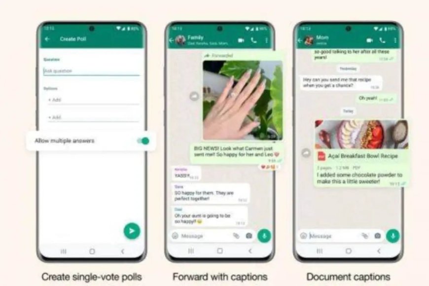వాట్సాప్‌ నుంచి బిగ్‌ అప్‌డేట్‌.. పోల్స్‌ ఫీచర్‌, మీడియా షేరింగ్‌లో కొత్త ఆప్షన్‌లు ఇవే!